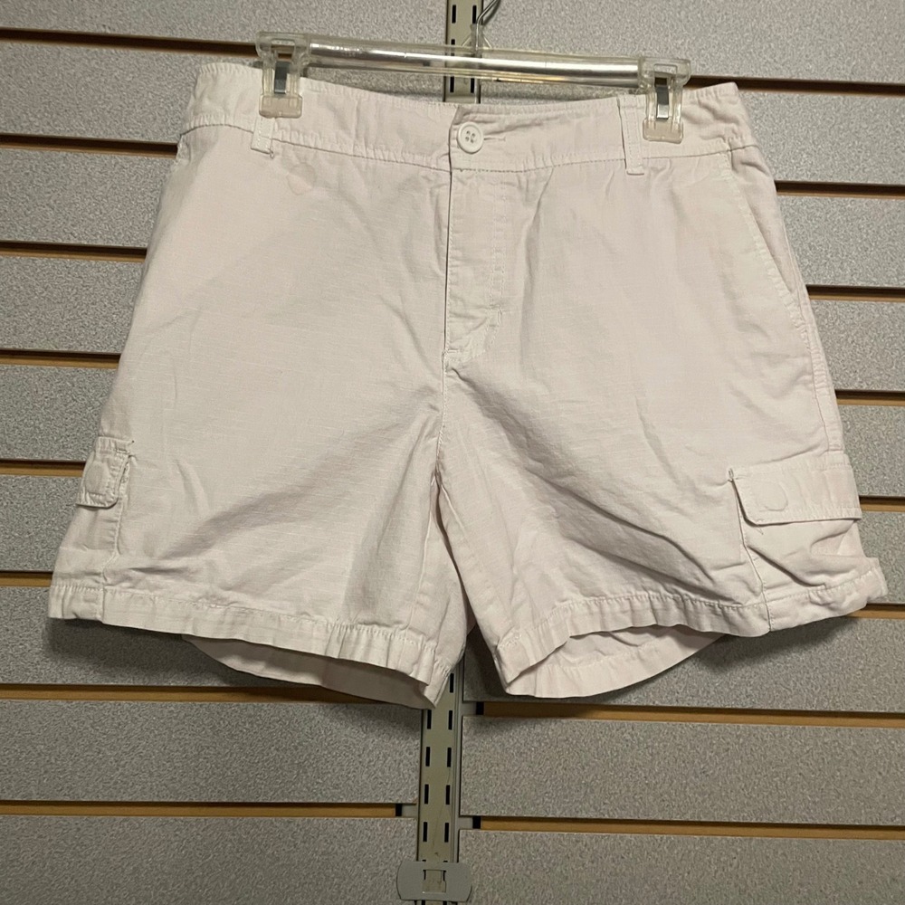 Liz Claiborne Womens Beige Cargo Shorts Size 16 Casual Outdoor‎ Explorer